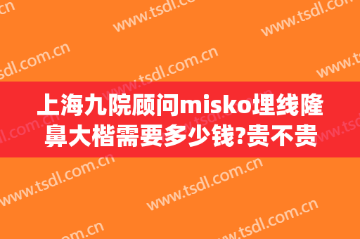 上海九院顾问misko埋线隆鼻大楷需要多少钱?贵不贵?(上海九院正颌价格)