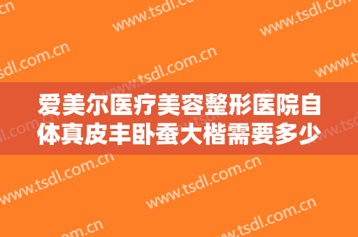爱美尔医疗美容整形医院自体真皮丰卧蚕大楷需要多少钱?贵不贵?