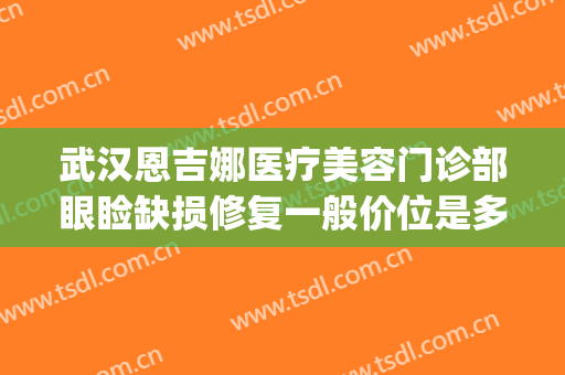 武汉恩吉娜医疗美容门诊部眼睑缺损修复一般价位是多少?贵不贵?(武汉恩吉娜医疗美容医院怎么样)