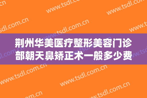 荆州华美医疗整形美容门诊部朝天鼻矫正术一般多少费用?好不好?(荆州做鼻部整形多钱)