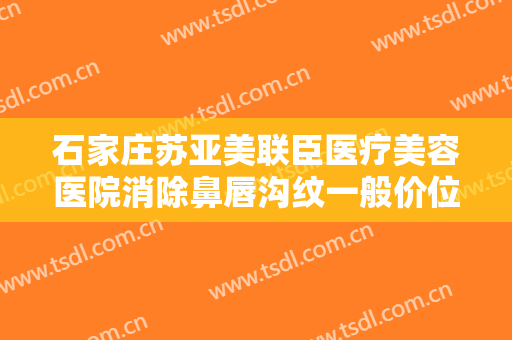 石家庄苏亚美联臣医疗美容医院消除鼻唇沟纹一般价位是多少费用?好不好?