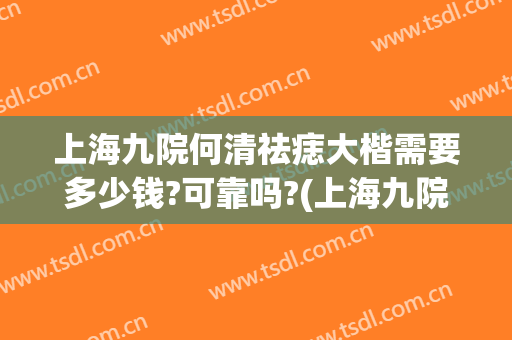 上海九院何清祛痣大楷需要多少钱?可靠吗?(上海九院切除痣多少钱)