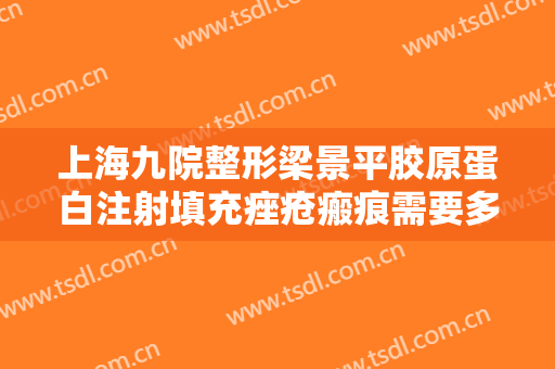 上海九院整形梁景平胶原蛋白注射填充痤疮瘢痕需要多少费用?可靠吗?