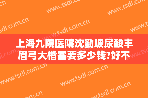 上海九院医院沈勤玻尿酸丰眉弓大楷需要多少钱?好不好?