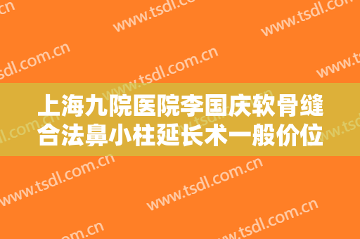 上海九院医院李国庆软骨缝合法鼻小柱延长术一般价位是多少费用?好不好?