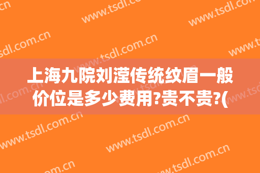 上海九院刘滢传统纹眉一般价位是多少费用?贵不贵?(上海九院纹眉效果怎么样)