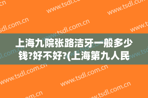 上海九院张路洁牙一般多少钱?好不好?(上海第九人民医院牙科医生介绍)