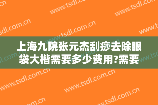 上海九院张元杰刮痧去除眼袋大楷需要多少费用?需要多久恢复?