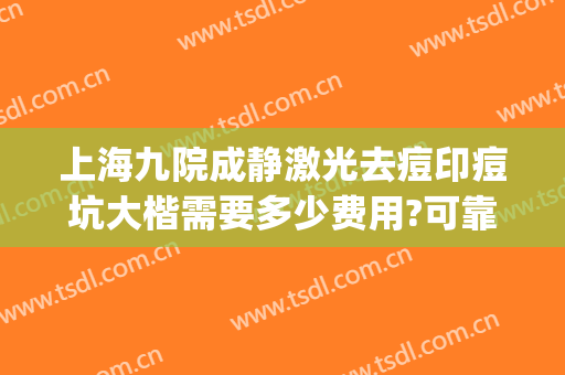 上海九院成静激光去痘印痘坑大楷需要多少费用?可靠吗?(上海九院激光痘印价格)