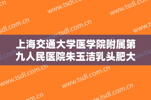 上海交通大学医学院附属第九人民医院朱玉洁乳头肥大矫正大楷需要多少费用?效果怎么样?