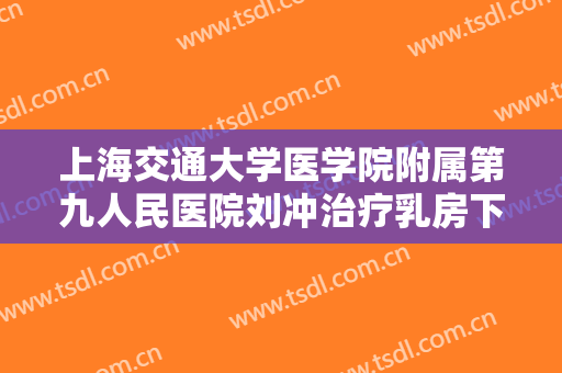 上海交通大学医学院附属第九人民医院刘冲治疗乳房下垂一般多少钱?可靠吗?