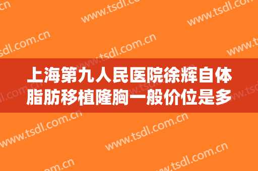 上海第九人民医院徐辉自体脂肪移植隆胸一般价位是多少钱?贵不贵?(上海九院自体脂肪隆胸医生)