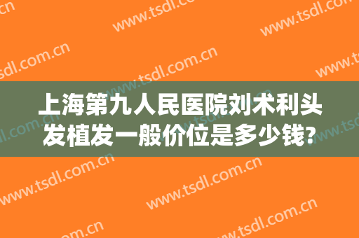 上海第九人民医院刘术利头发植发一般价位是多少钱?多长时间恢复?(第九人民医院植发科)