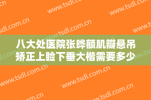 八大处医院张晔额肌瓣悬吊矫正上睑下垂大楷需要多少钱?贵不贵?