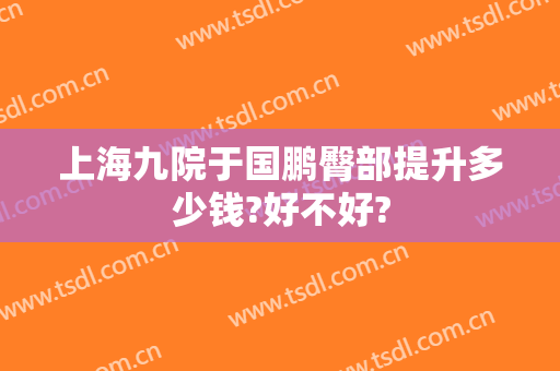 上海九院于国鹏臀部提升多少钱?好不好?
