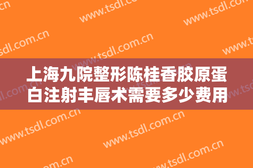 上海九院整形陈桂香胶原蛋白注射丰唇术需要多少费用?有哪些优势?