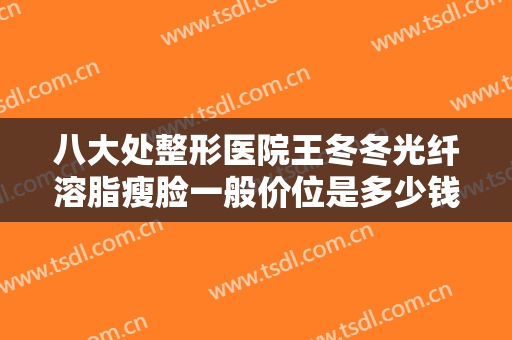 八大处整形医院王冬冬光纤溶脂瘦脸一般价位是多少钱?靠谱吗?
