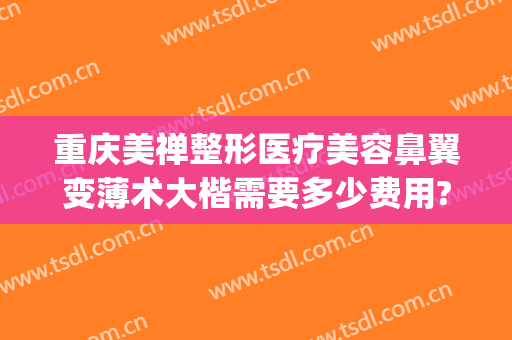重庆美禅整形医疗美容鼻翼变薄术大楷需要多少费用?多长时间恢复?(重庆鼻部整容)
