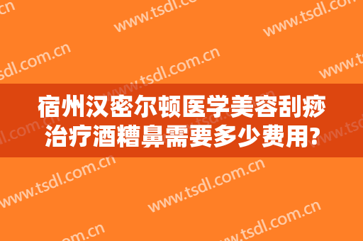 宿州汉密尔顿医学美容刮痧治疗酒糟鼻需要多少费用?有哪些优势?