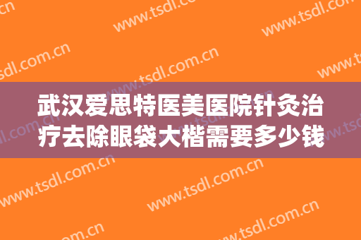 武汉爱思特医美医院针灸治疗去除眼袋大楷需要多少钱?可靠吗?(武汉做眼袋最好的医院)