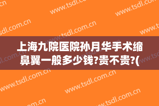 上海九院医院孙月华手术缩鼻翼一般多少钱?贵不贵?(九院鼻翼缩小手术价格)