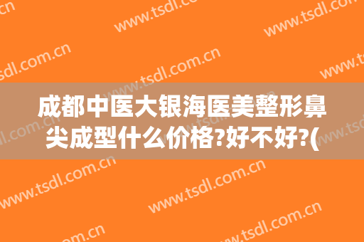 成都中医大银海医美整形鼻尖成型什么价格?好不好?(成都中医大银海医美怎么样?)