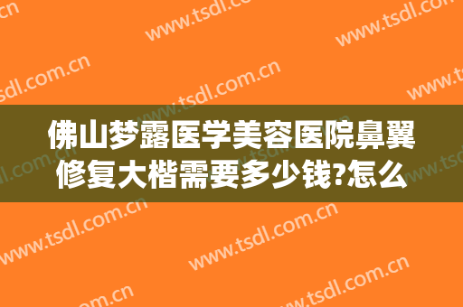 佛山梦露医学美容医院鼻翼修复大楷需要多少钱?怎么样?(广东佛山梦露美容整形医院)