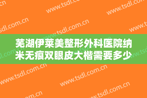 芜湖伊莱美整形外科医院纳米无痕双眼皮大楷需要多少钱?有哪些优势?