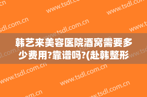 韩艺来美容医院酒窝需要多少费用?靠谱吗?(赴韩整形需要多少钱)