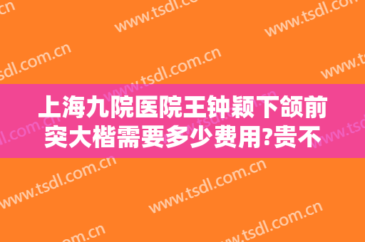 上海九院医院王钟颖下颌前突大楷需要多少费用?贵不贵?