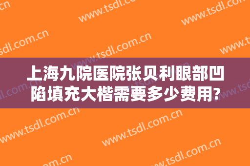 上海九院医院张贝利眼部凹陷填充大楷需要多少费用?多长时间恢复?
