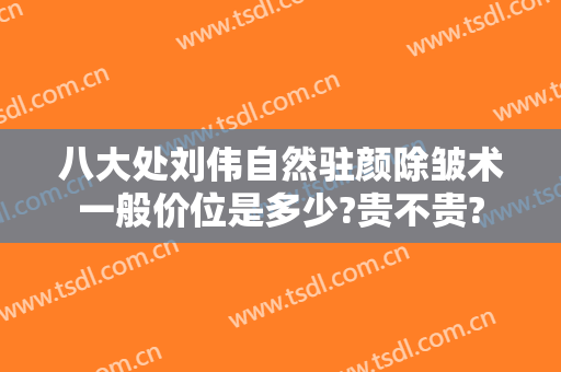 八大处刘伟自然驻颜除皱术一般价位是多少?贵不贵?