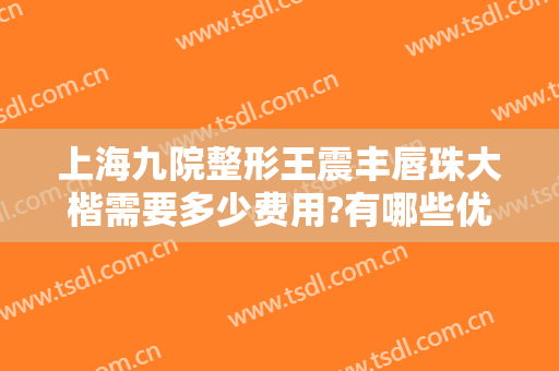 上海九院整形王震丰唇珠大楷需要多少费用?有哪些优势?