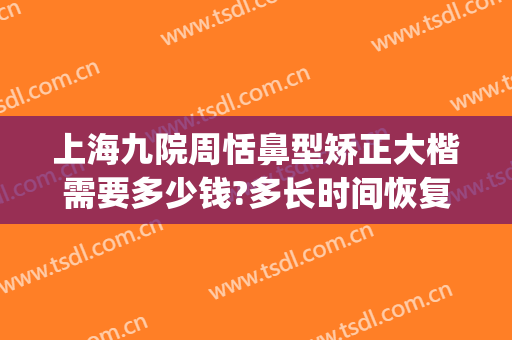 上海九院周恬鼻型矫正大楷需要多少钱?多长时间恢复?(上海九院歪鼻矫正价格)