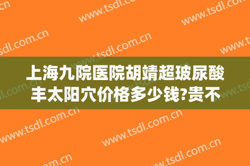 上海九院医院胡靖超玻尿酸丰太阳穴价格多少钱?贵不贵?(上海九院玻尿酸填充)