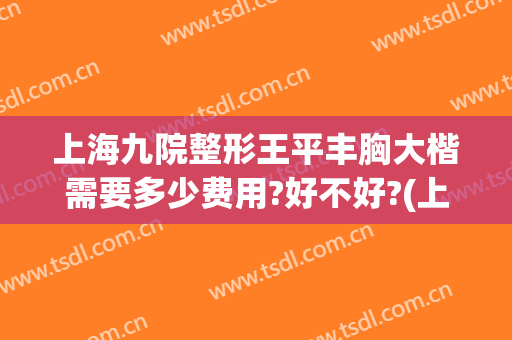 上海九院整形王平丰胸大楷需要多少费用?好不好?(上海九院抽脂隆胸多少钱)