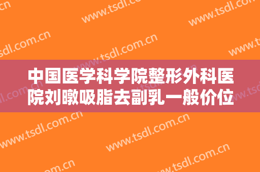 中国医学科学院整形外科医院刘暾吸脂去副乳一般价位是多少钱?贵不贵?