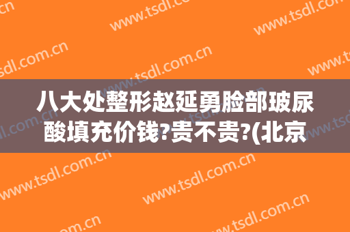 八大处整形赵延勇脸部玻尿酸填充价钱?贵不贵?(北京八大处打玻尿酸多少钱)