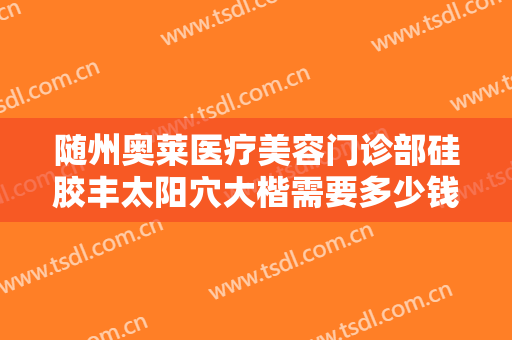 随州奥莱医疗美容门诊部硅胶丰太阳穴大楷需要多少钱?多长时间恢复?