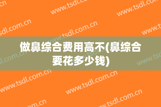 做鼻综合费用高不(鼻综合要花多少钱)