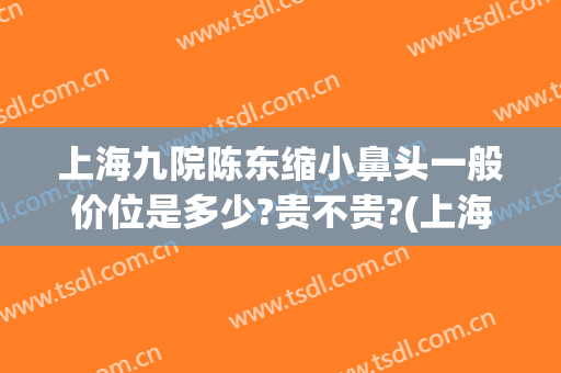 上海九院陈东缩小鼻头一般价位是多少?贵不贵?(上海九院缩鼻翼多少钱)