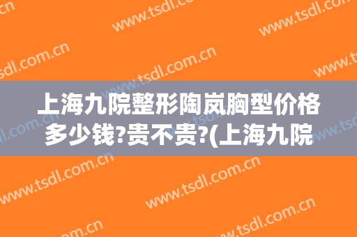 上海九院整形陶岚胸型价格多少钱?贵不贵?(上海九院陶岚怎么样)