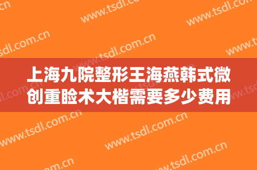 上海九院整形王海燕韩式微创重睑术大楷需要多少费用?效果怎么样?(上海第九整形美容医院双眼皮修复)