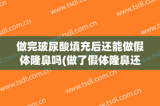 做完玻尿酸填充后还能做假体隆鼻吗(做了假体隆鼻还能打玻尿酸吗)