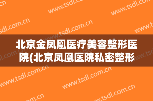 北京金凤凰医疗美容整形医院(北京凤凰医院私密整形)