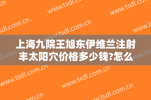 上海九院王旭东伊维兰注射丰太阳穴价格多少钱?怎么样?