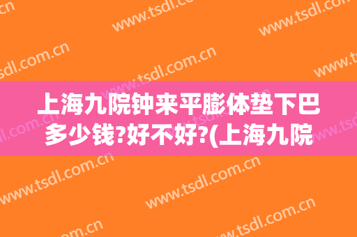 上海九院钟来平膨体垫下巴多少钱?好不好?(上海九院垫下巴价格)