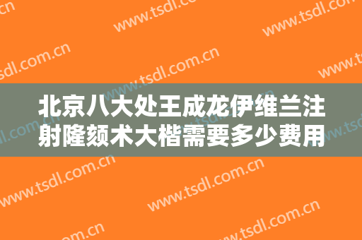 北京八大处王成龙伊维兰注射隆颏术大楷需要多少费用?靠谱吗?