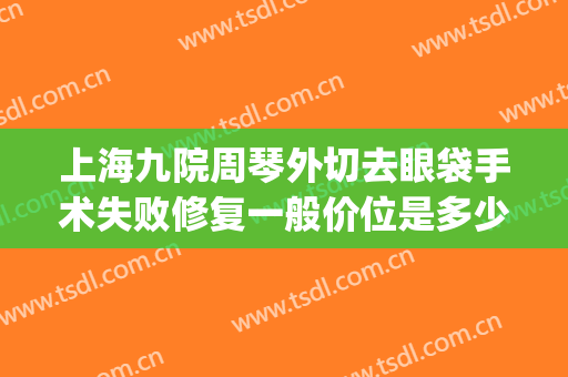 上海九院周琴外切去眼袋手术失败修复一般价位是多少?好不好?(上海九院做去眼袋手术最好的主任医生)