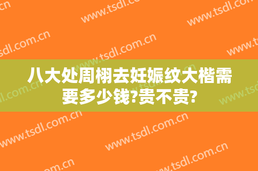 八大处周栩去妊娠纹大楷需要多少钱?贵不贵?
